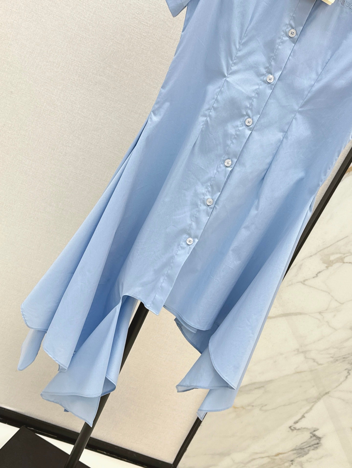 McQ* 25SS Irregular hem shirt dress