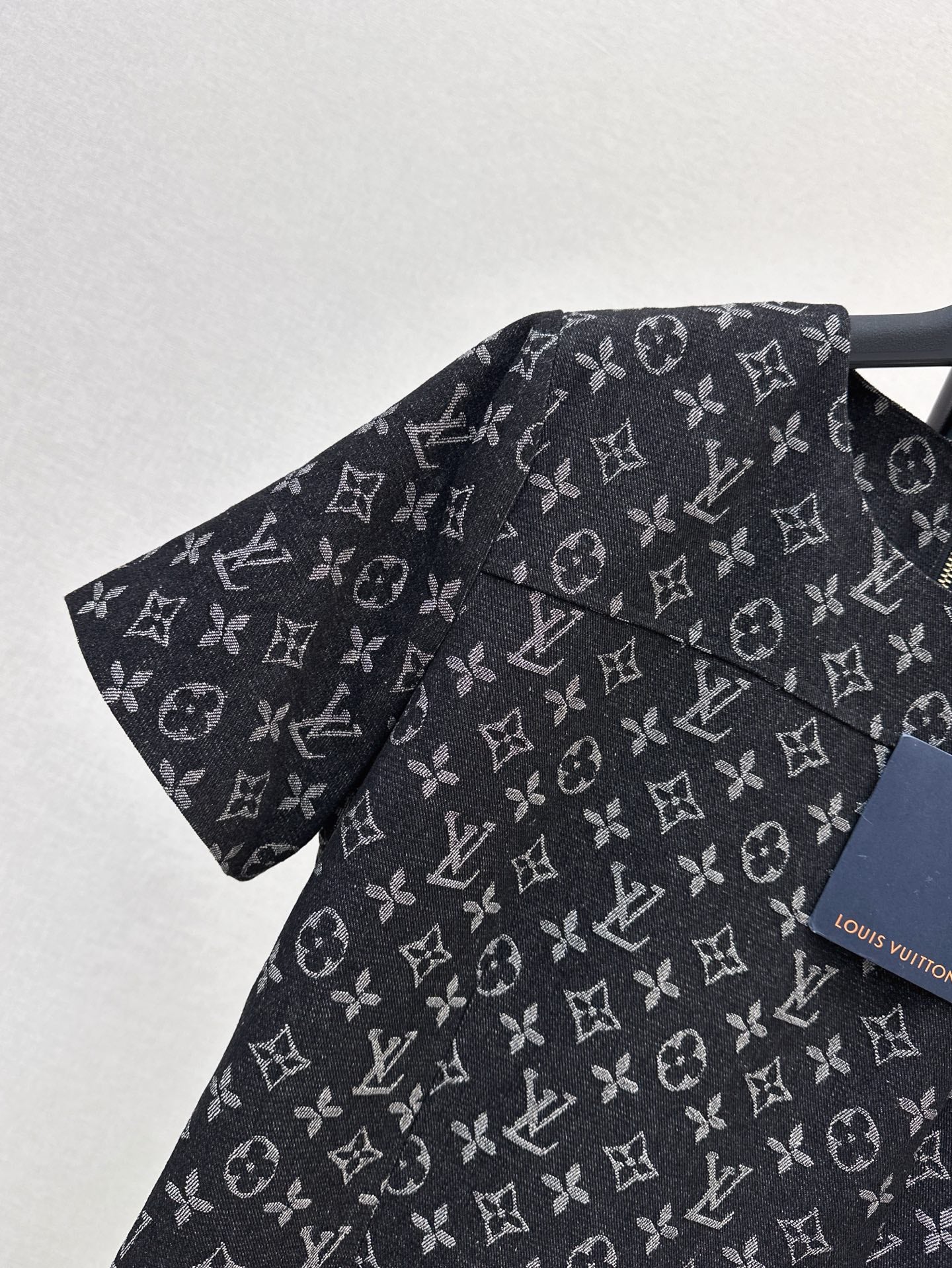 Loui* monogram denim dress