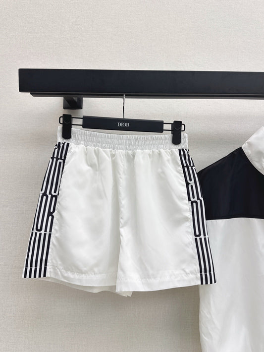 D*r 25ss Sleeveless Jacket + Elastic Waist Shorts suit