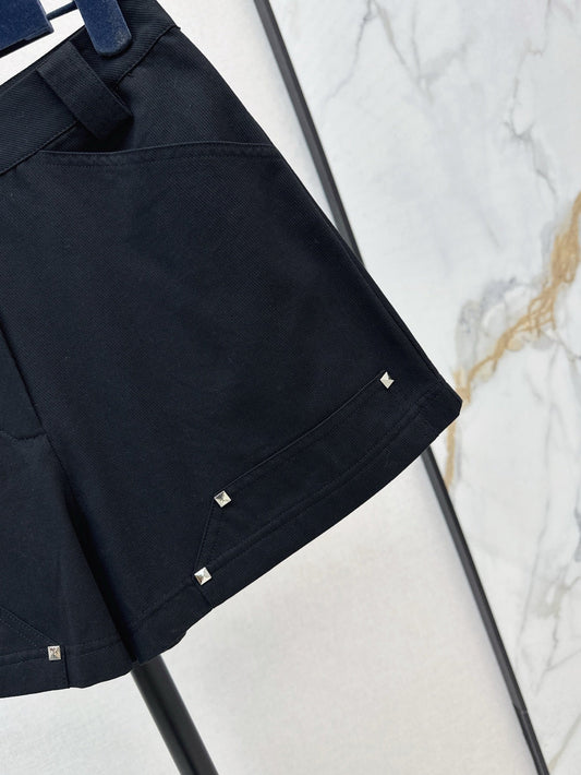 Loui* canvas cotton shorts