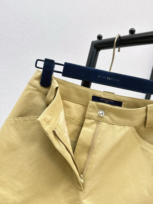 Loui* canvas cotton shorts