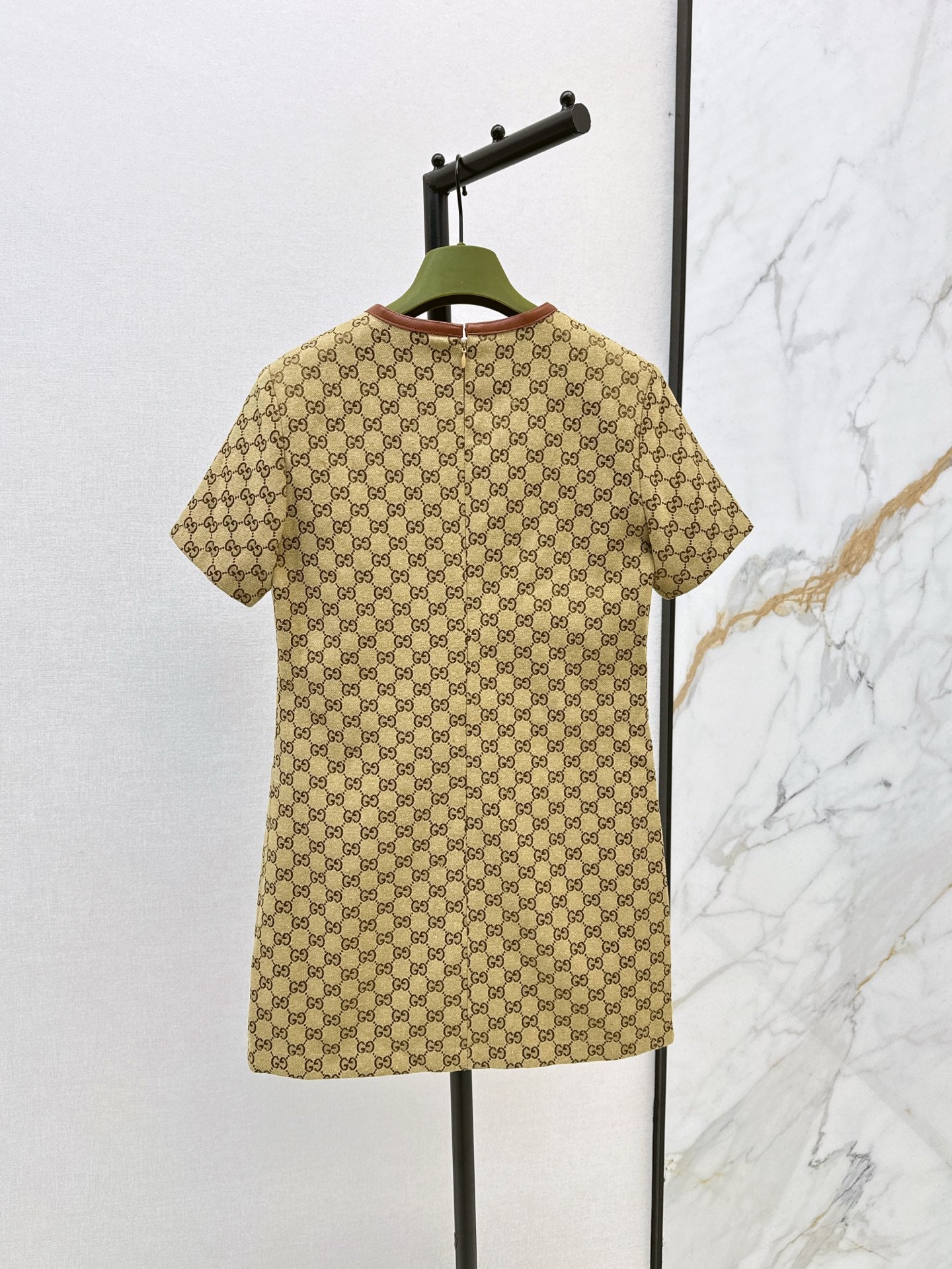 Gu* GG canvas dress with Horsebit