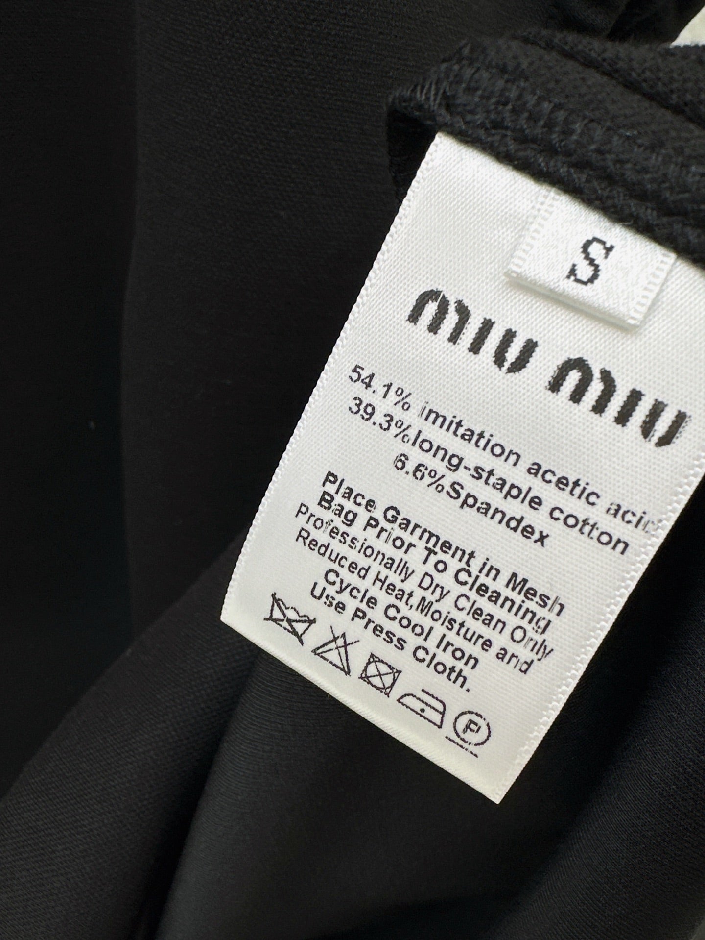 M*u 25ss Embroidered drawstring waist dress