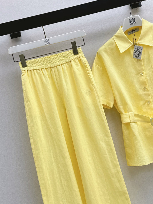 Loe* 25ss Linen leisure suit