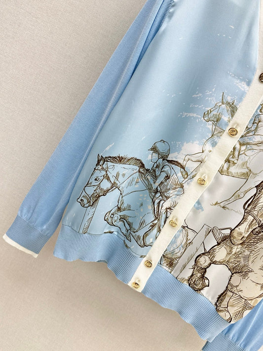 Herm* 25ss long-sleeve twillaine sweater