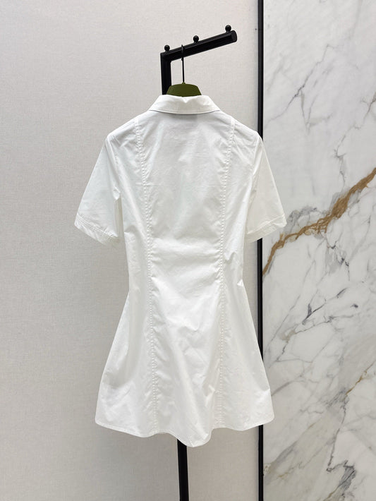 Gu* 25ss Waist shirt dress