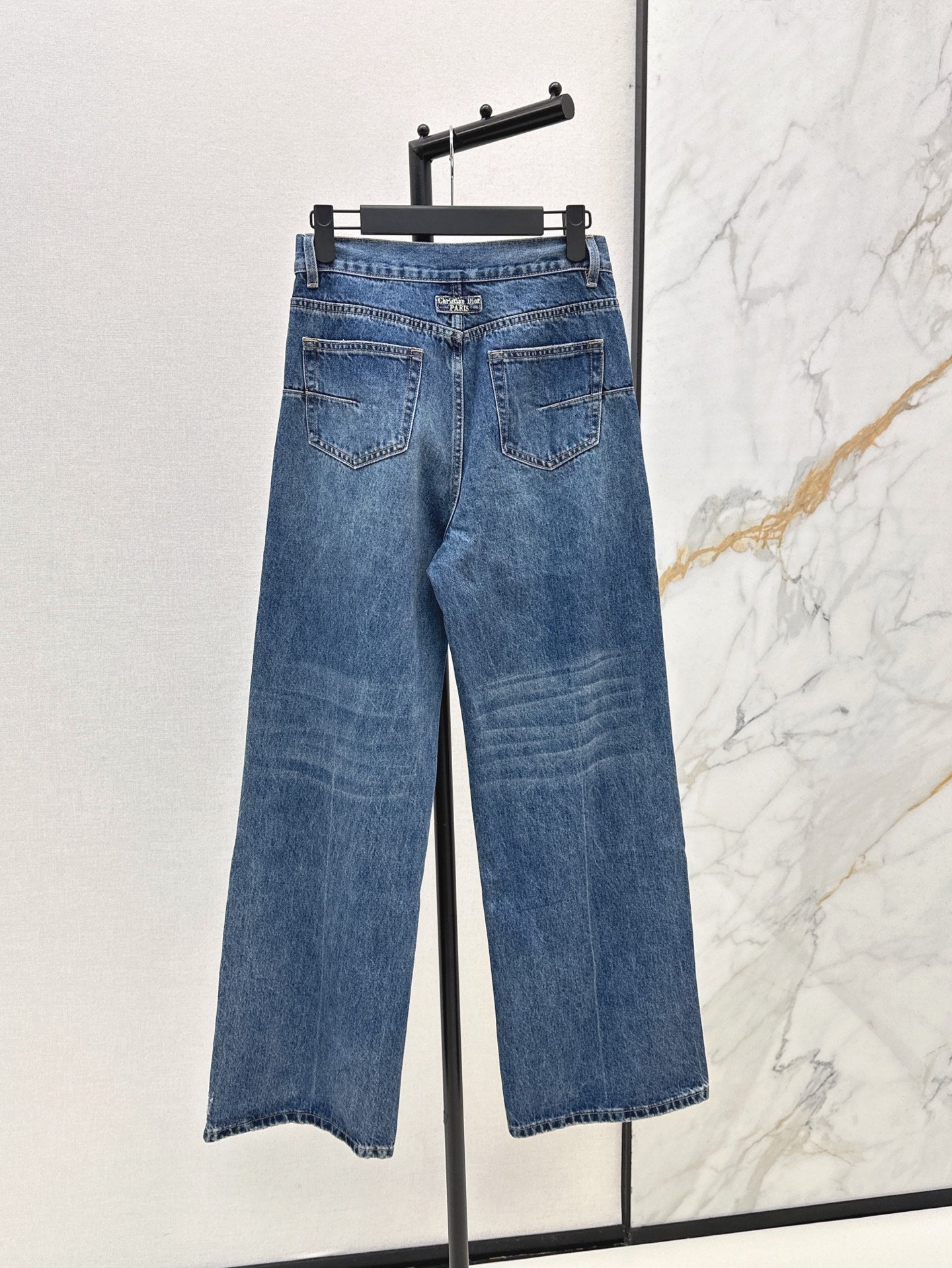 D*r 25ss Washed ripped denim pants