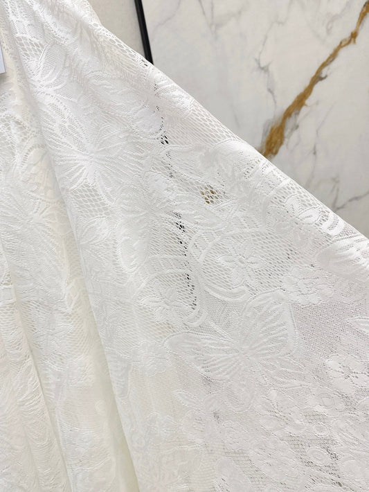 D*r 25ss Lace Flared Mid-Length Skirt