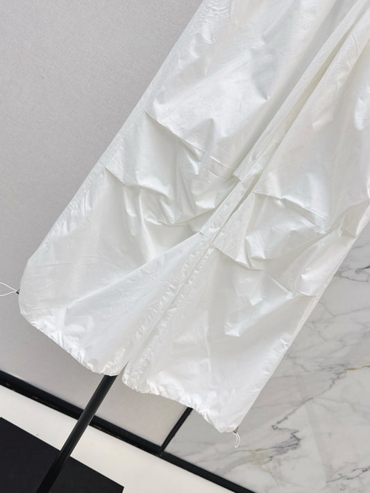 M*u 25ss cotton wide-leg cargo pants