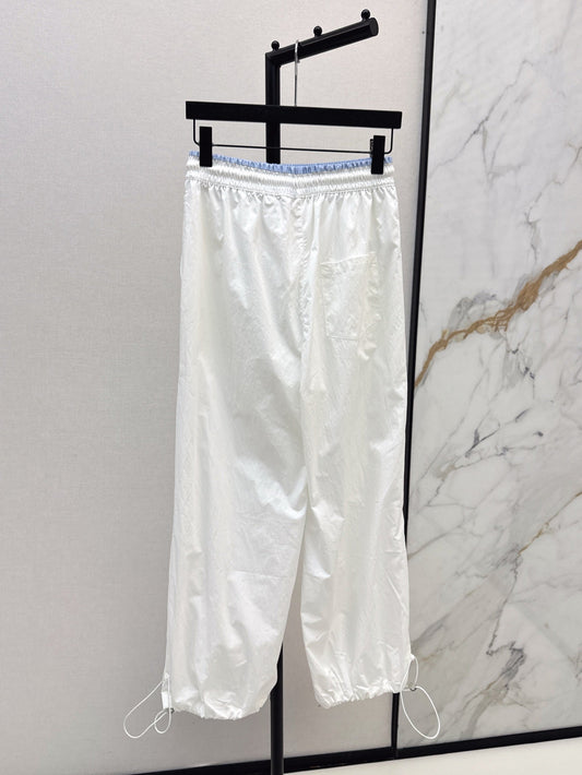 C*nel 25ss cotton wide-leg cargo pants