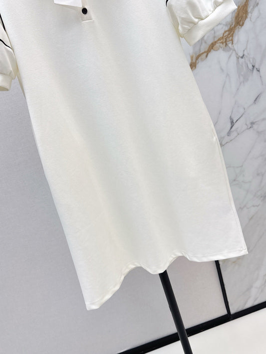 Cel* 25ss embroidered polo dress