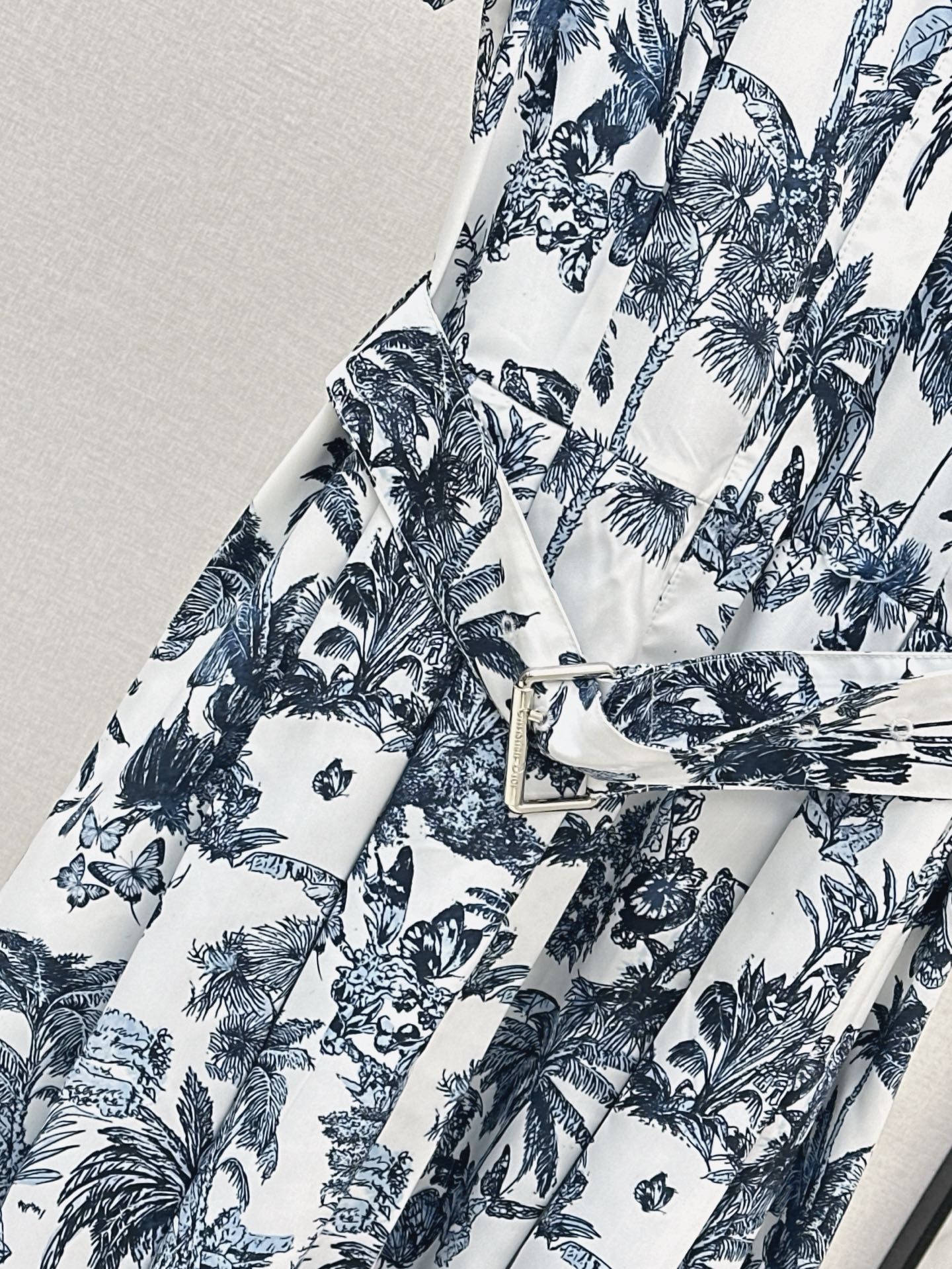 D*r 25ss Printed Mid-Length Flared Dress