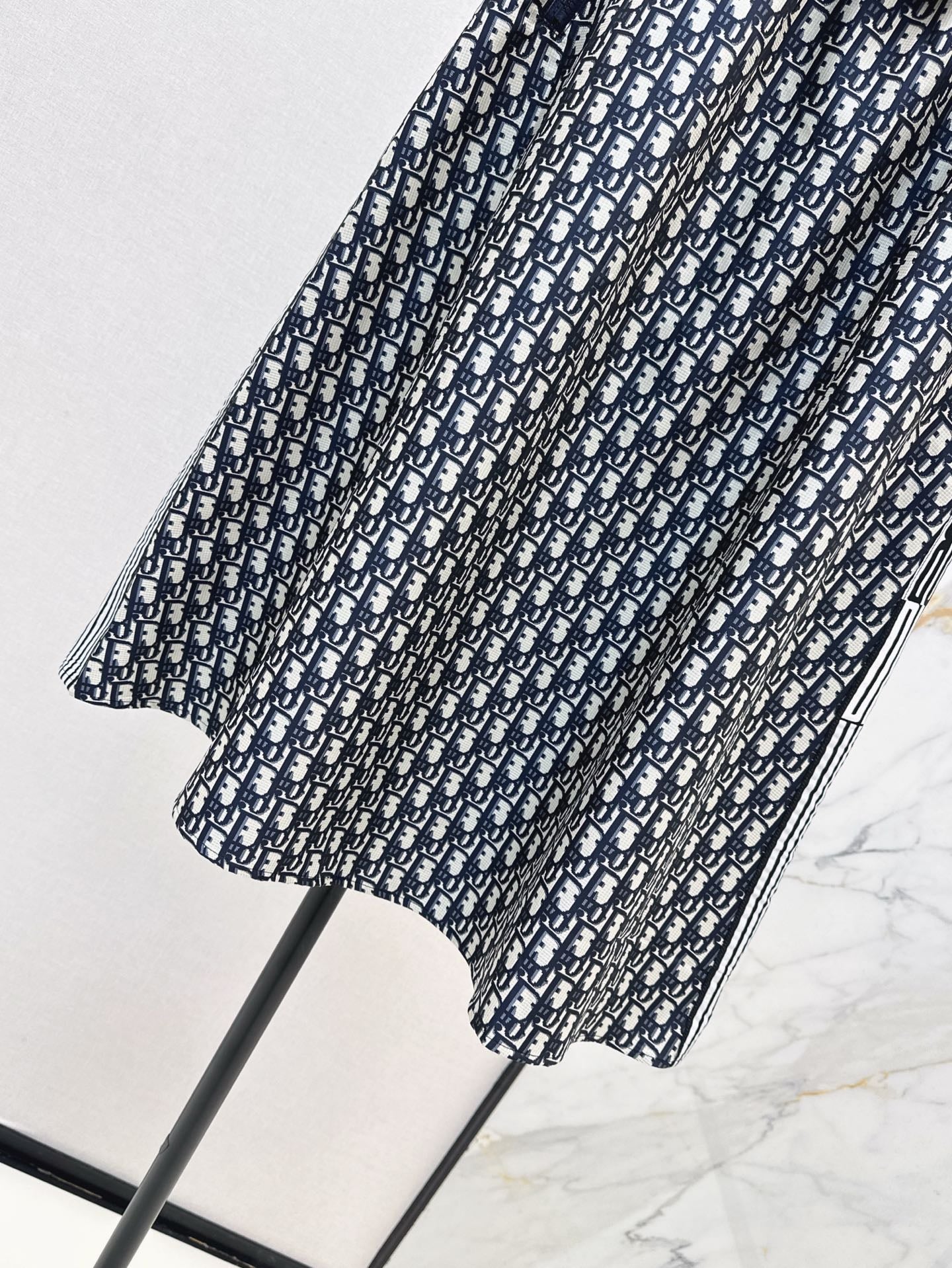 D*r 25ss jacquard technical taffeta skirt