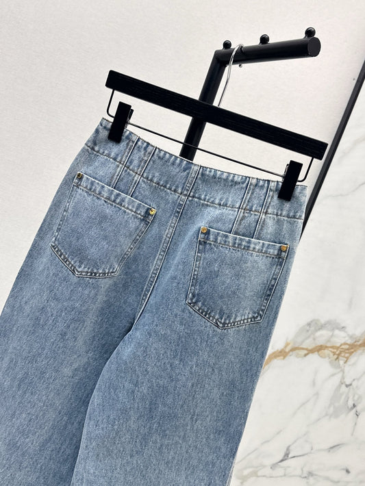 Zim* 25ss High-rise flared jeans