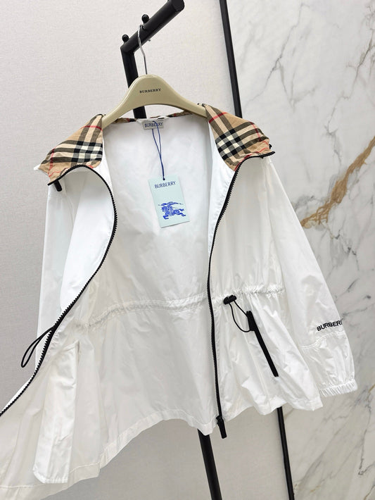 Bur* 25ss Nylon hooded jacket