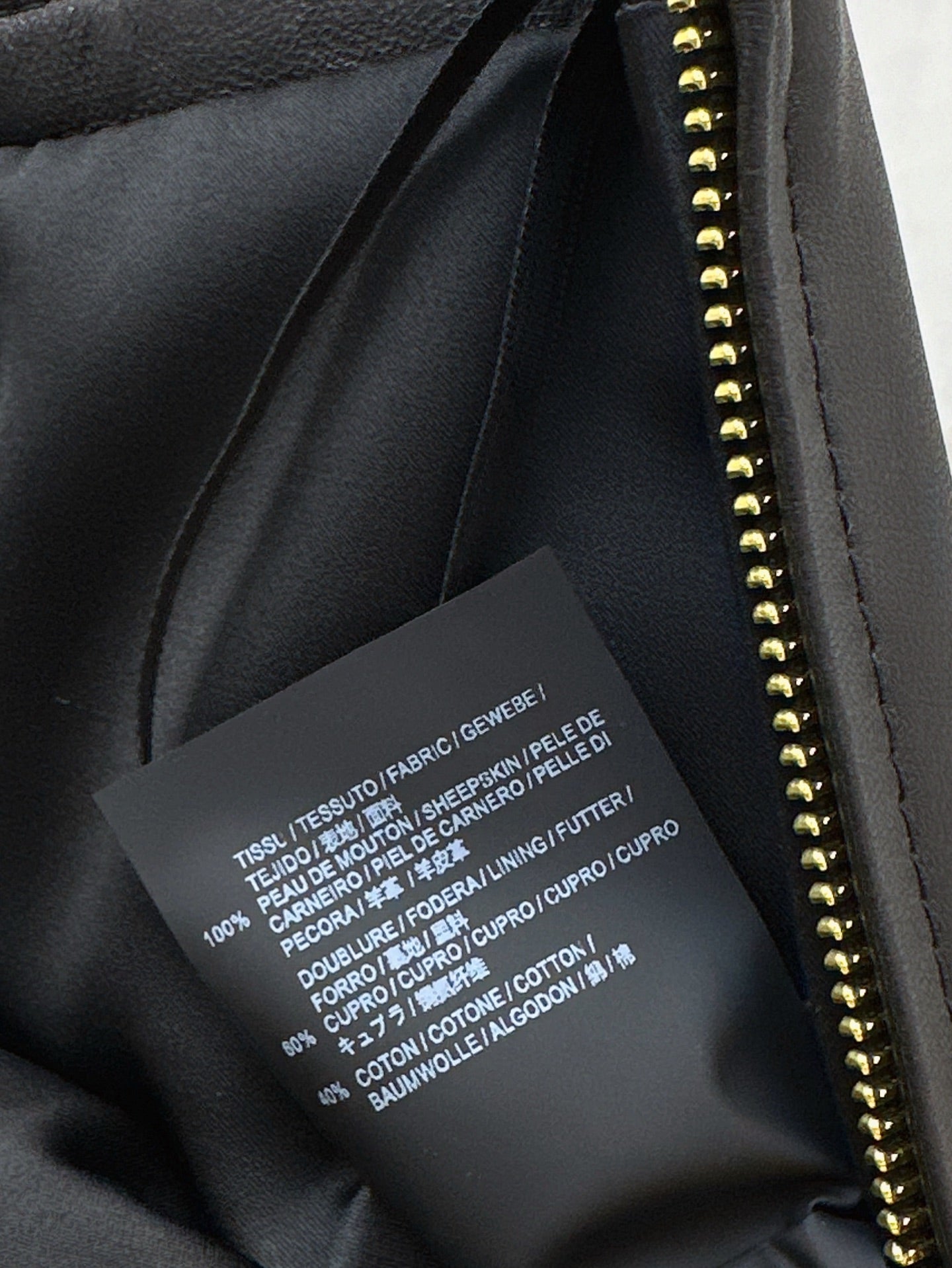 Cel* 25ss gourmette mini skirt in soft lambskin