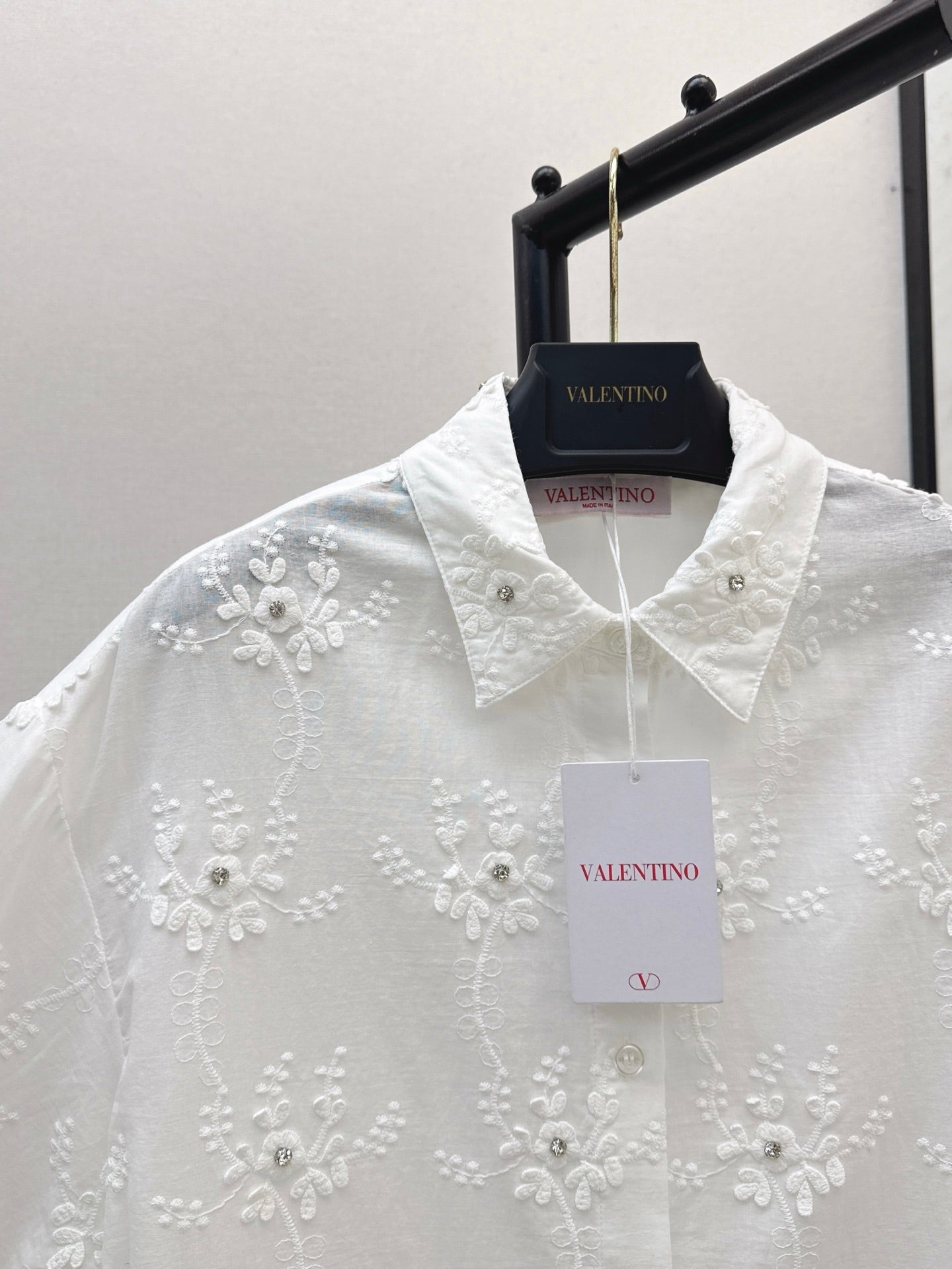 Valen* 25ss 3D flower cotton shirt