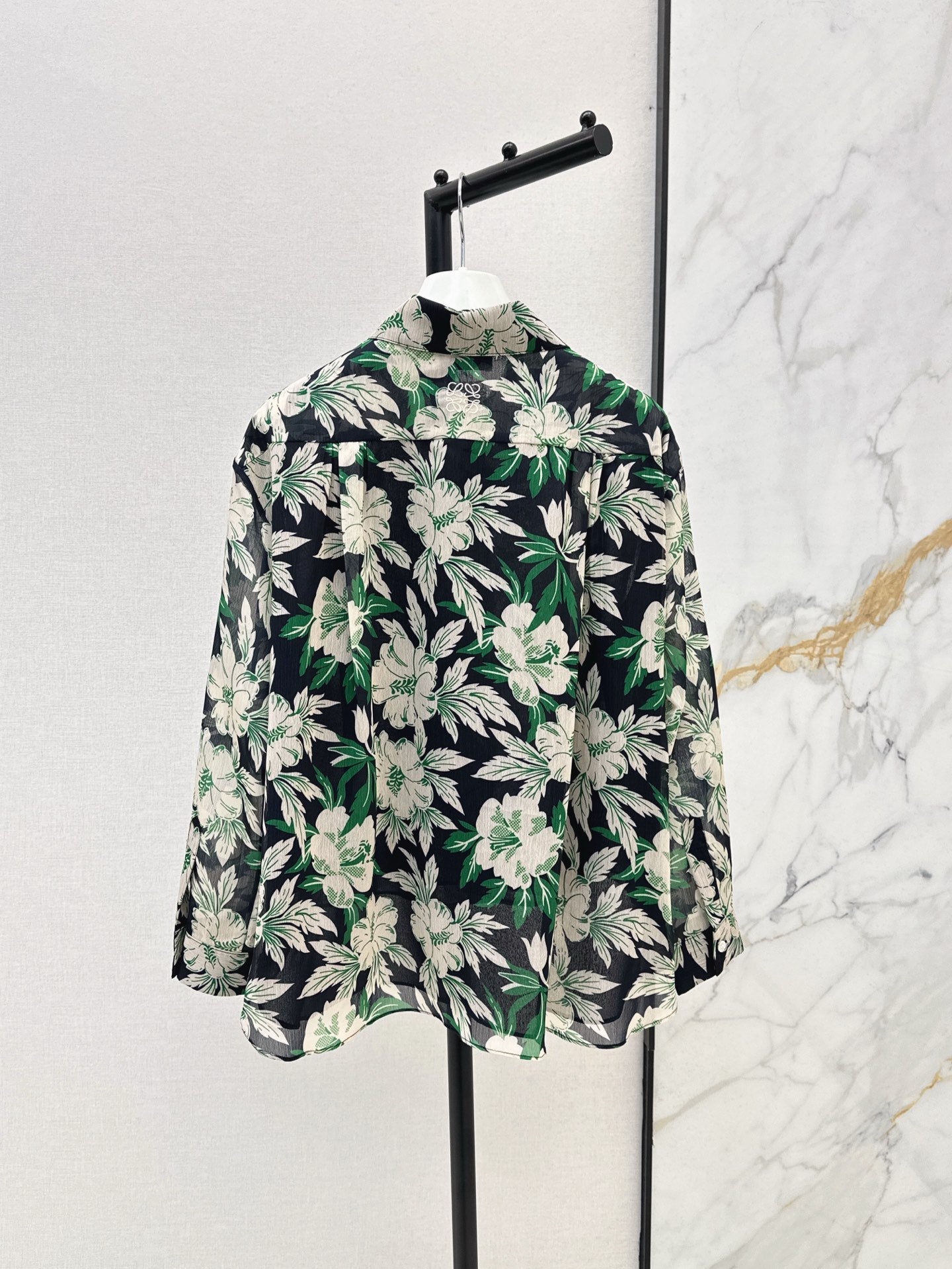 Loe* 25ss floral print shirt