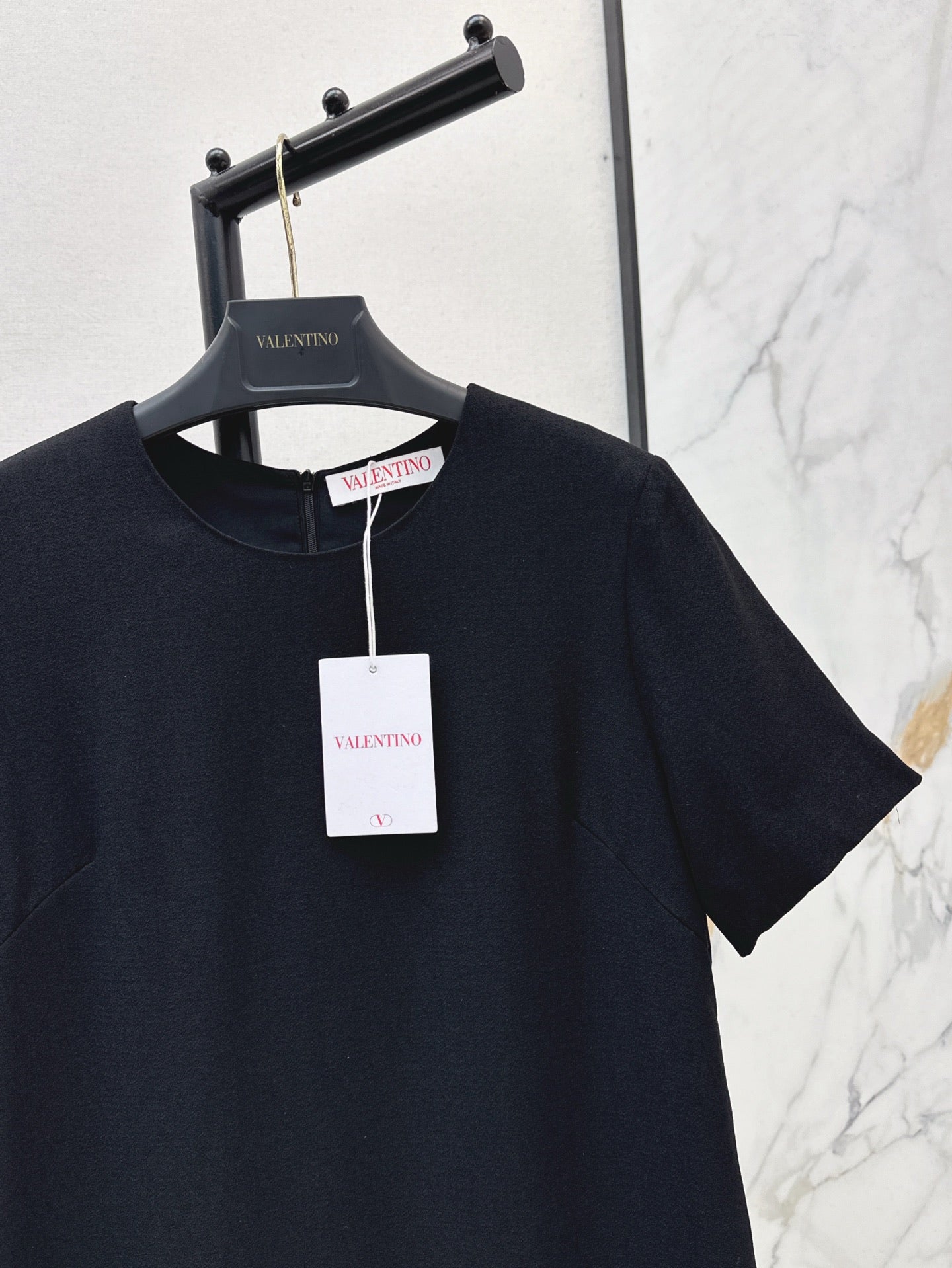 Pra* 25ss sequined hem mini dress