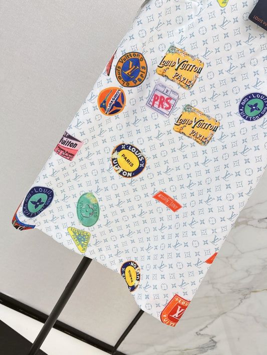 Loui* 25ss monogram printed minidress