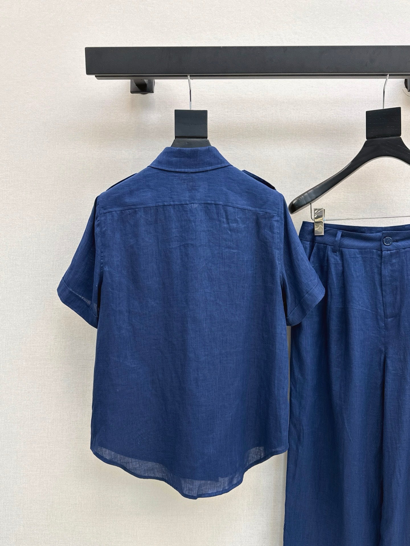 Lor*P 25ss workwear style linen shirt suit