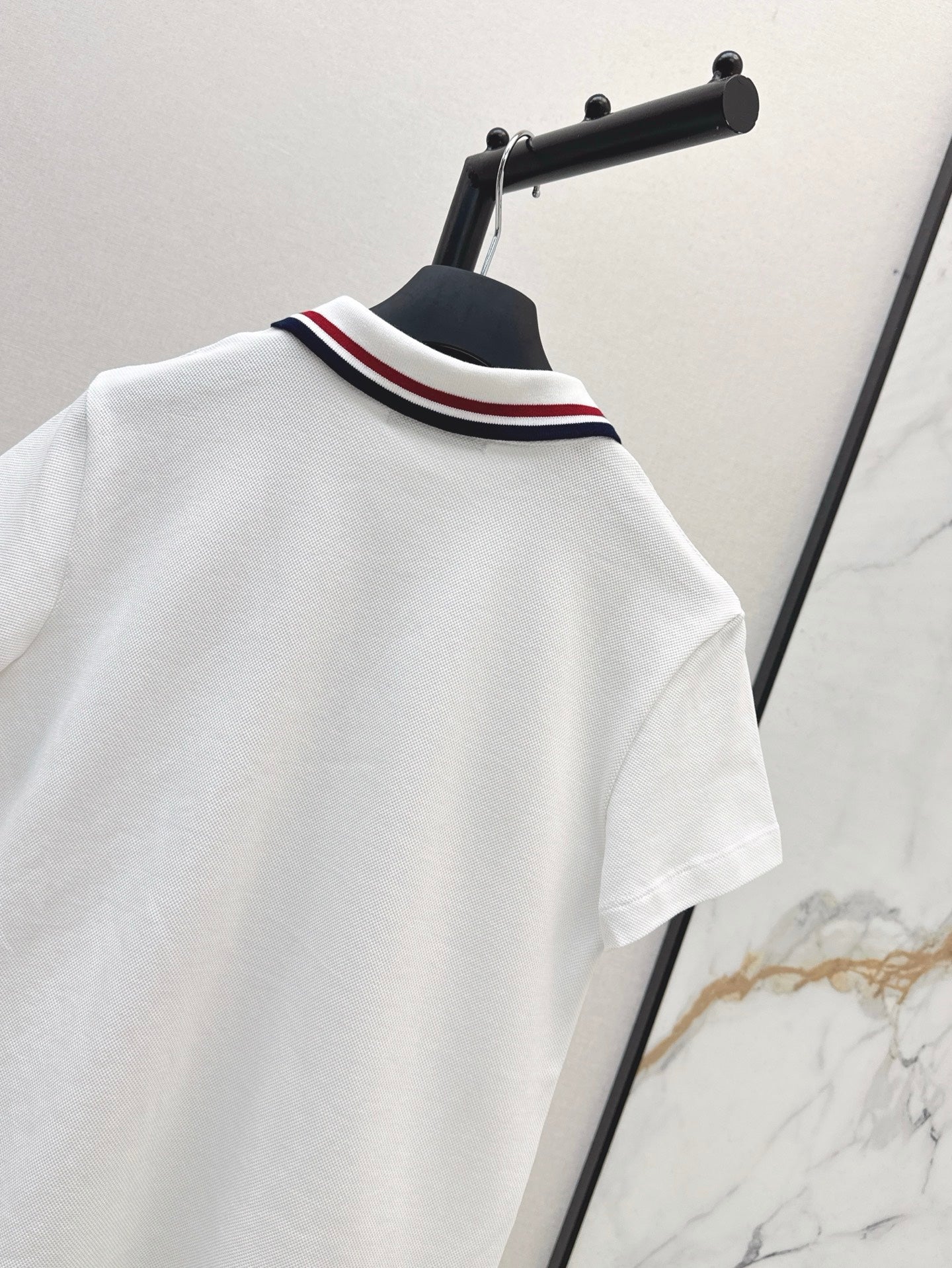 D*r 25ss three-tone embroidered polo shirt