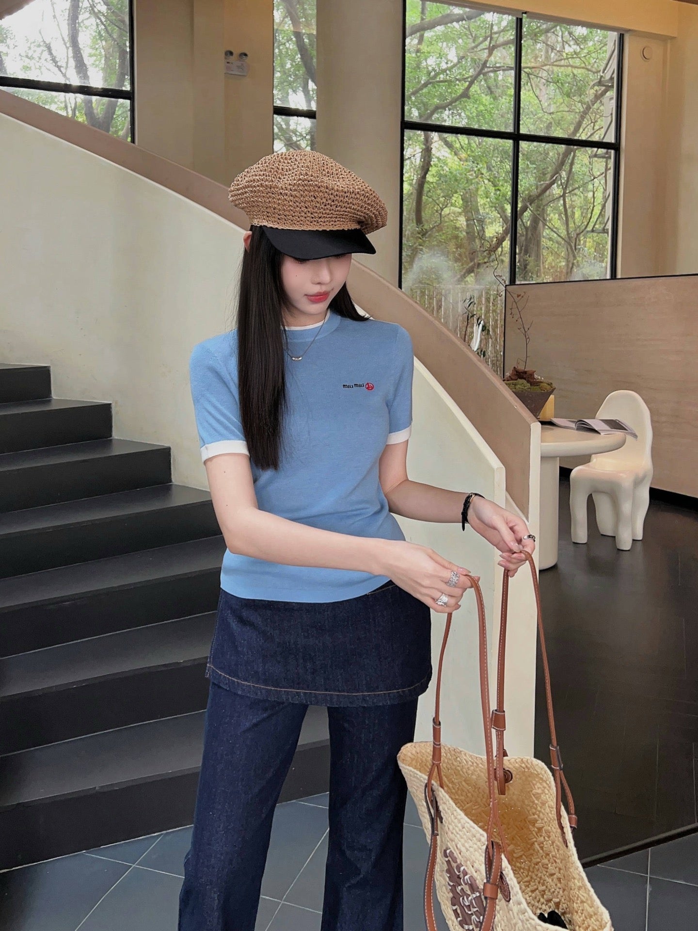 M*u 25ss crew-neck sweater