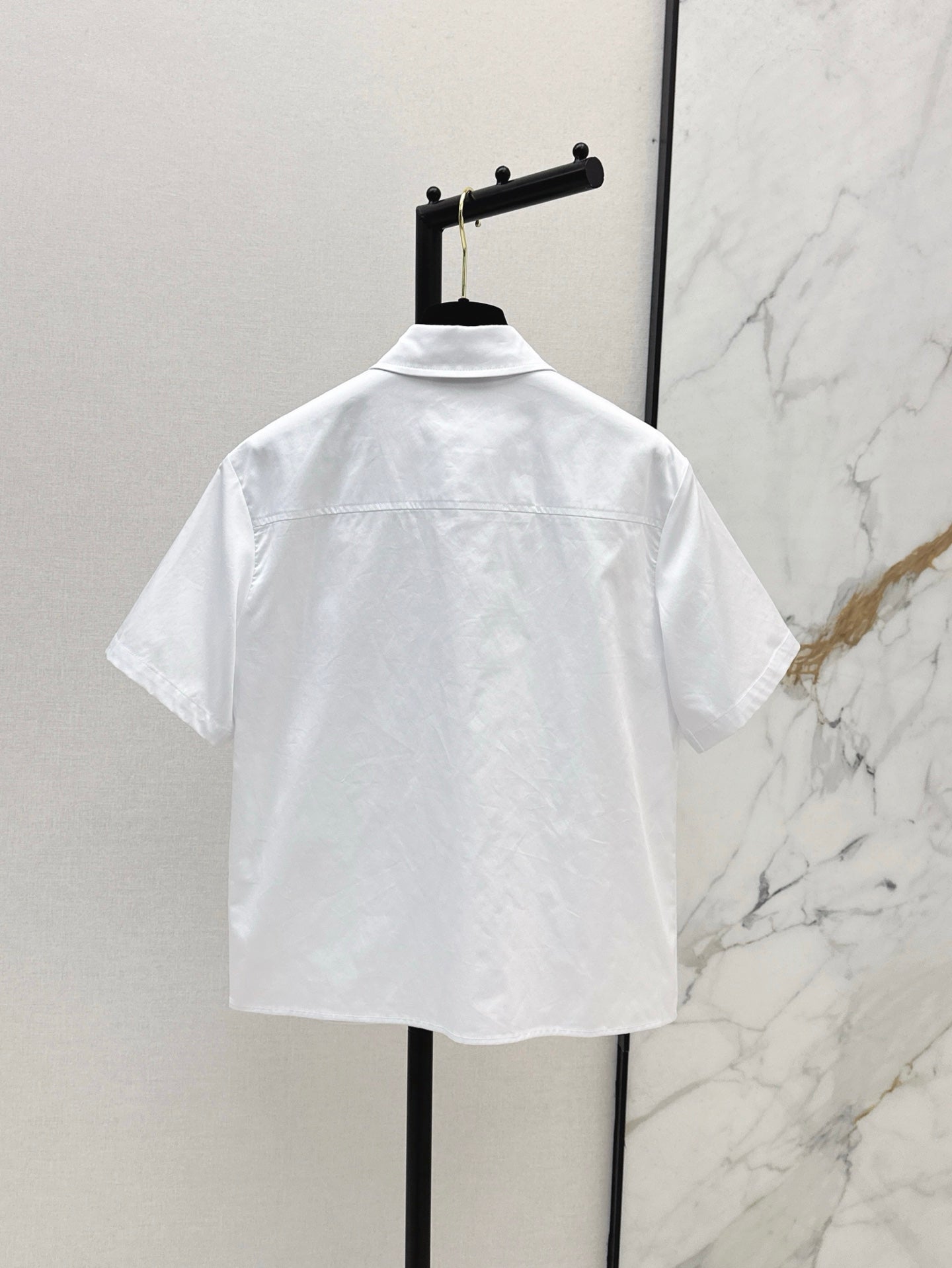 C*nel 25ss embroidered short-sleeve shirt