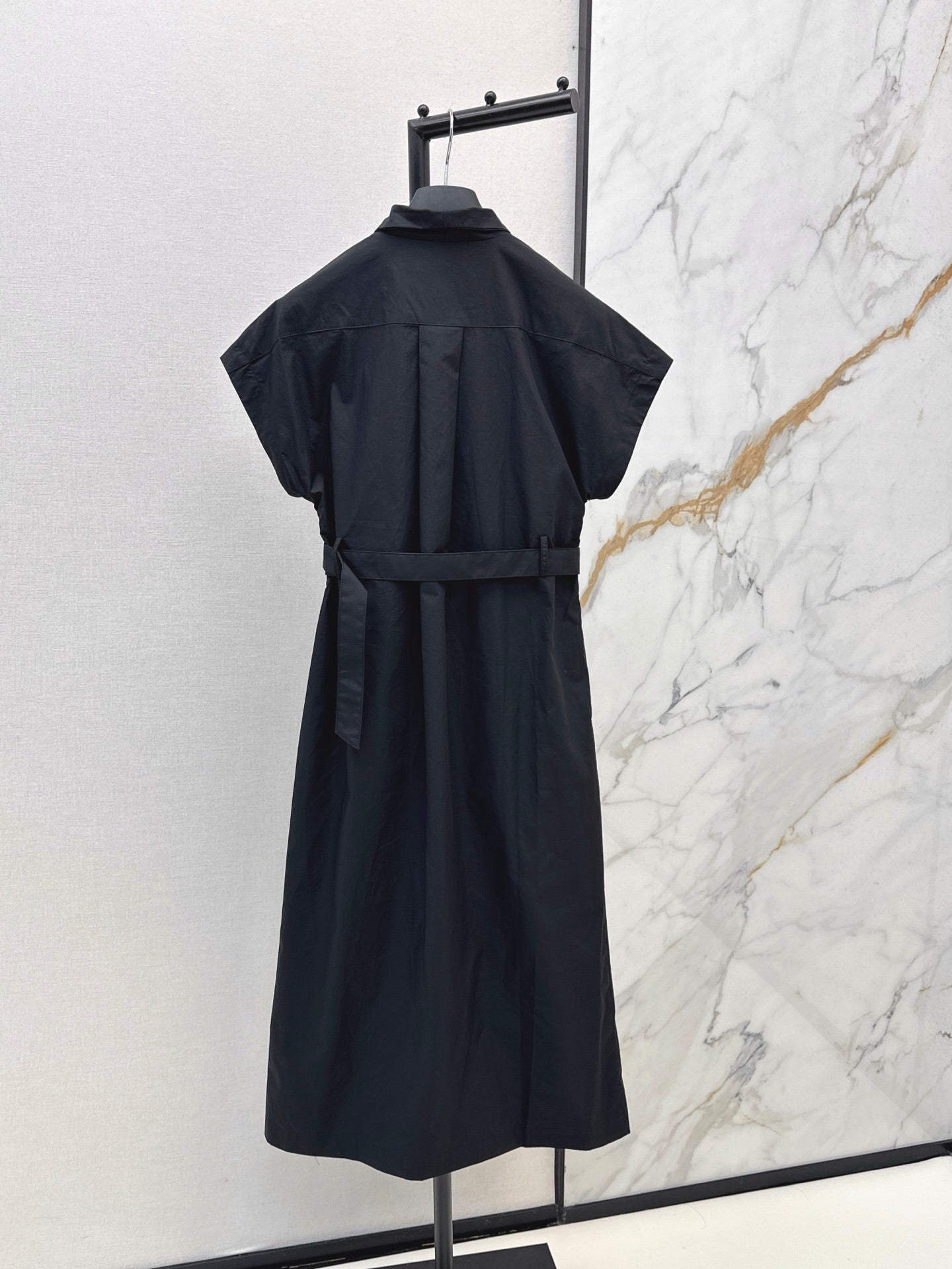 D*r 25ss V-neck mid-length dress