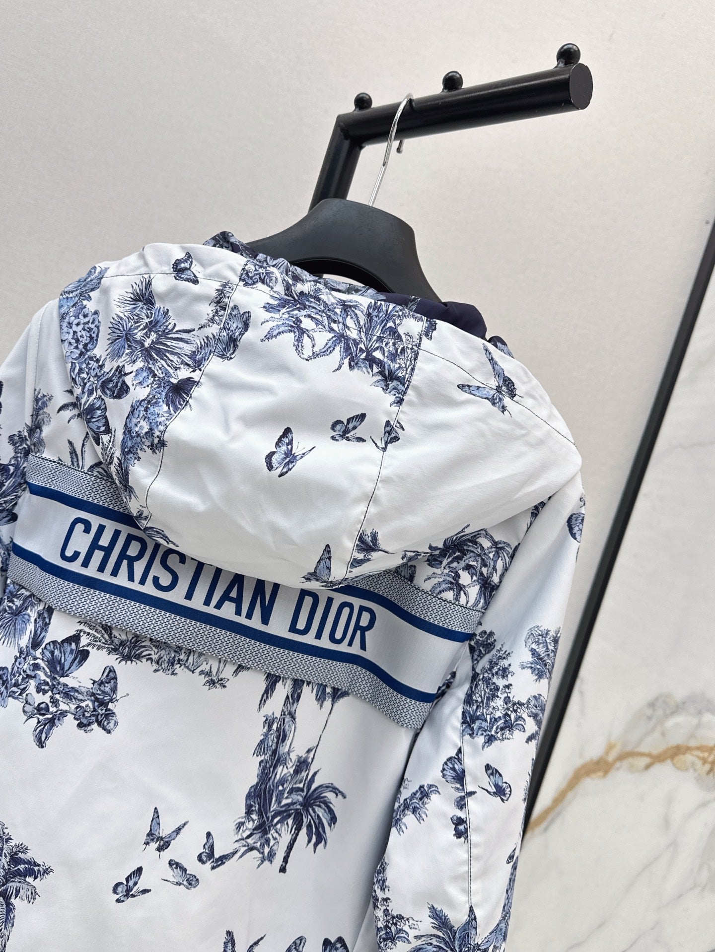 D*r 25ss printed hooded jacket