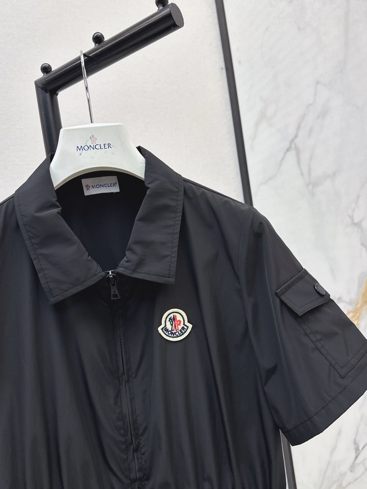 Monc* 25ss drawstring waist shirt dress