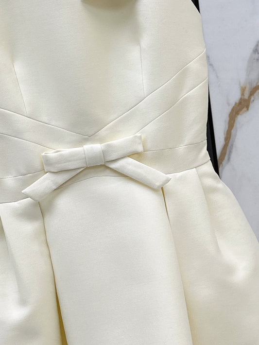 D*r 25ss short bow flared dress