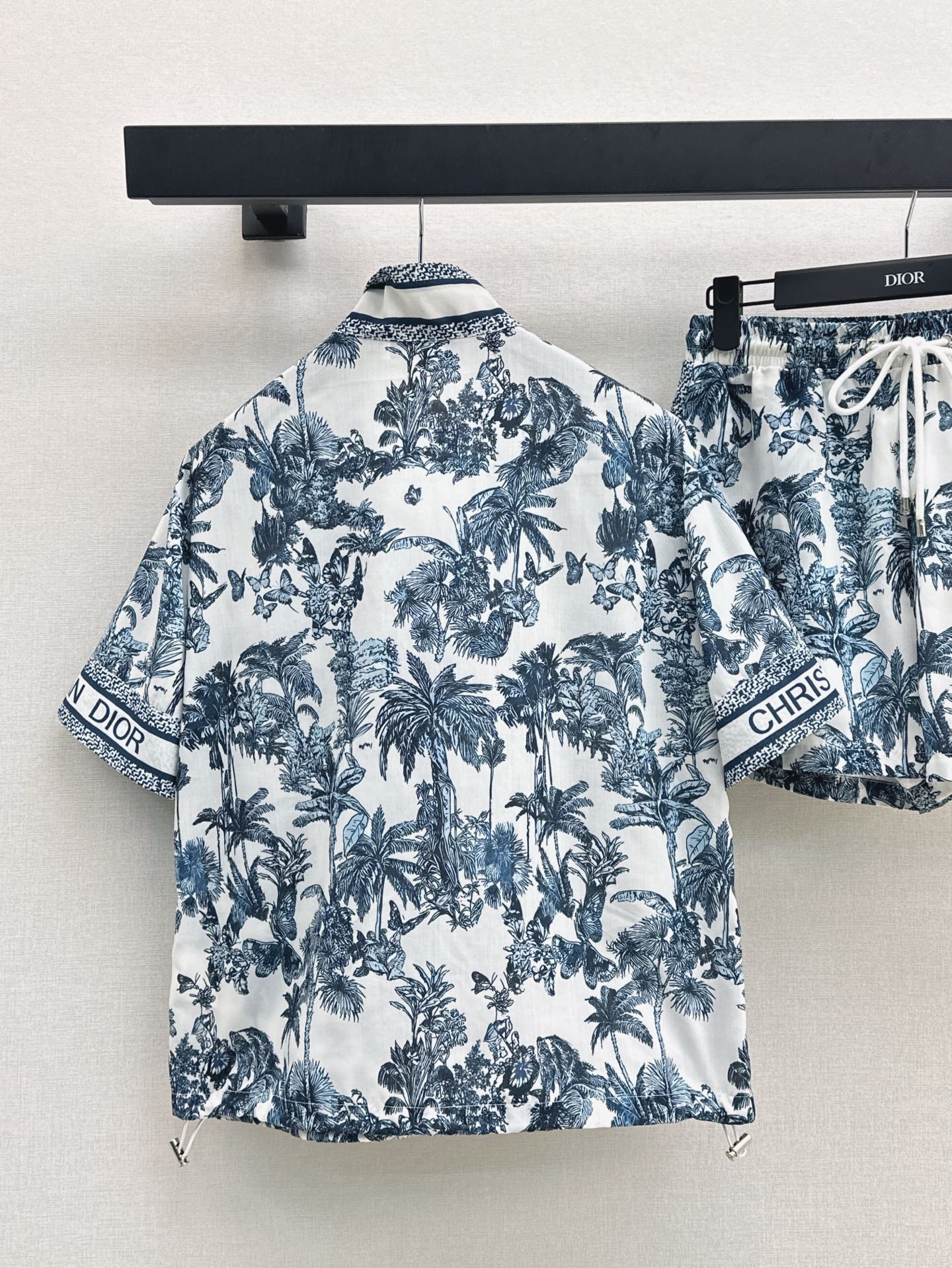 D*r 25ss short-sleeve printed top and shorts suit