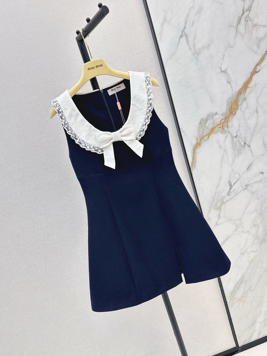 M*u 25ss lace collar minidress