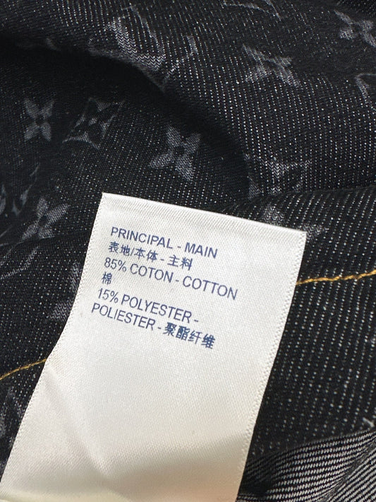 Loui* 25ss short monogram denim dress