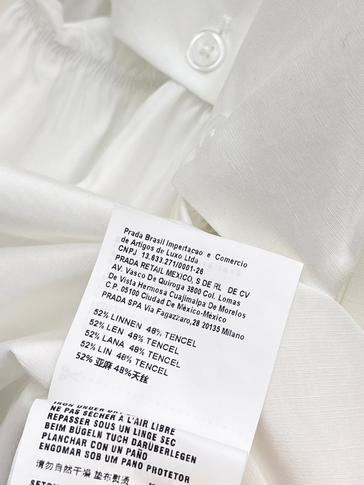 M*u 25ss cropped shirt and miniskirt suit