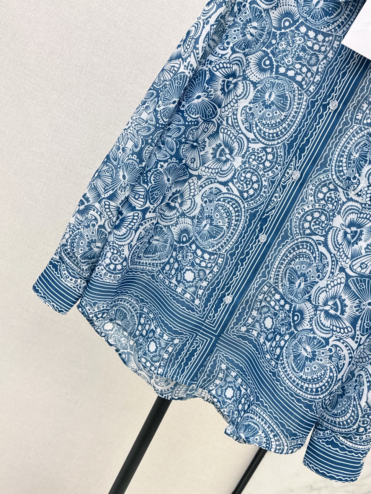 D*r 25ss printed transparent shirt