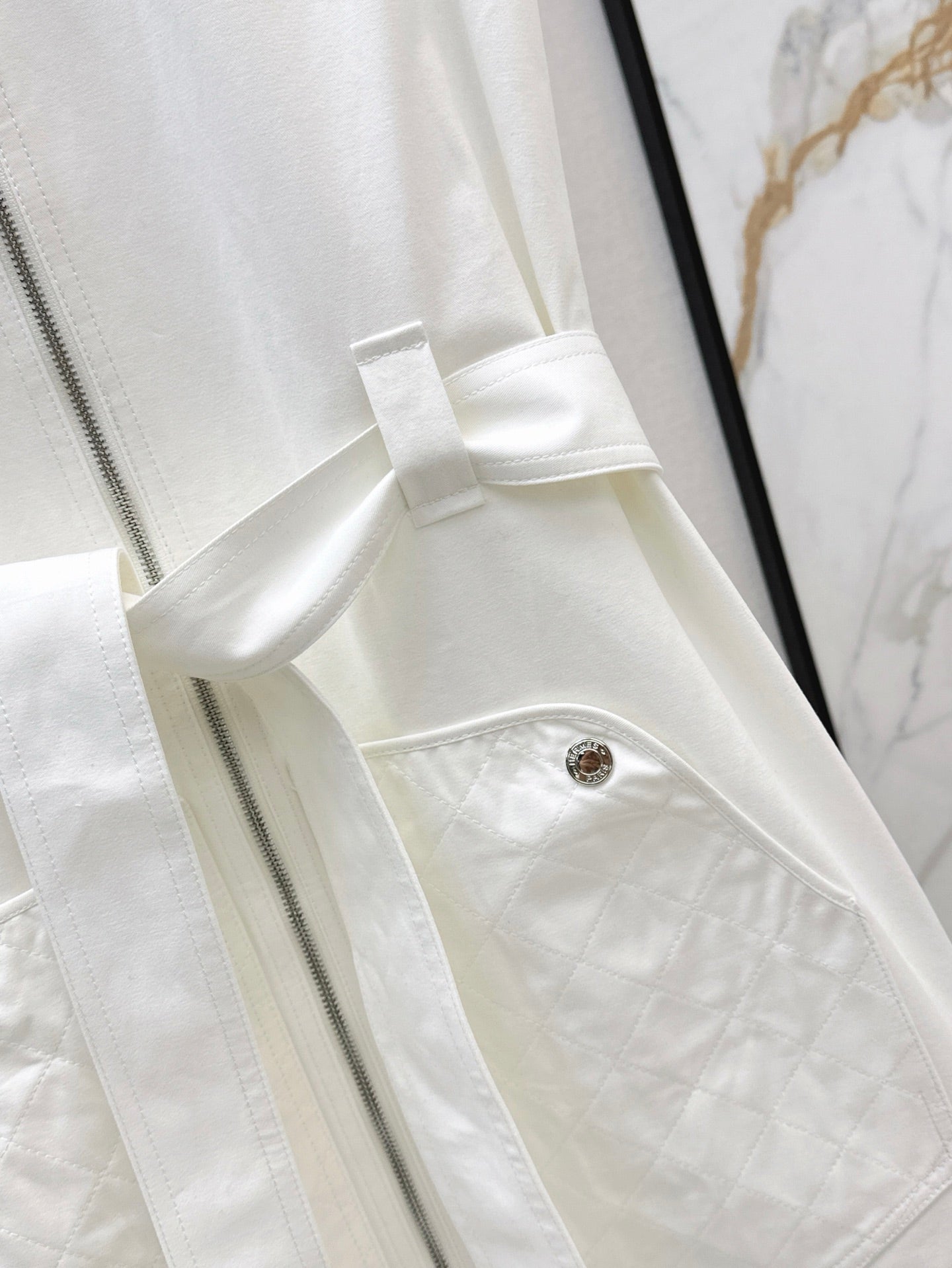 Herm* 25ss tied belt pocket dress