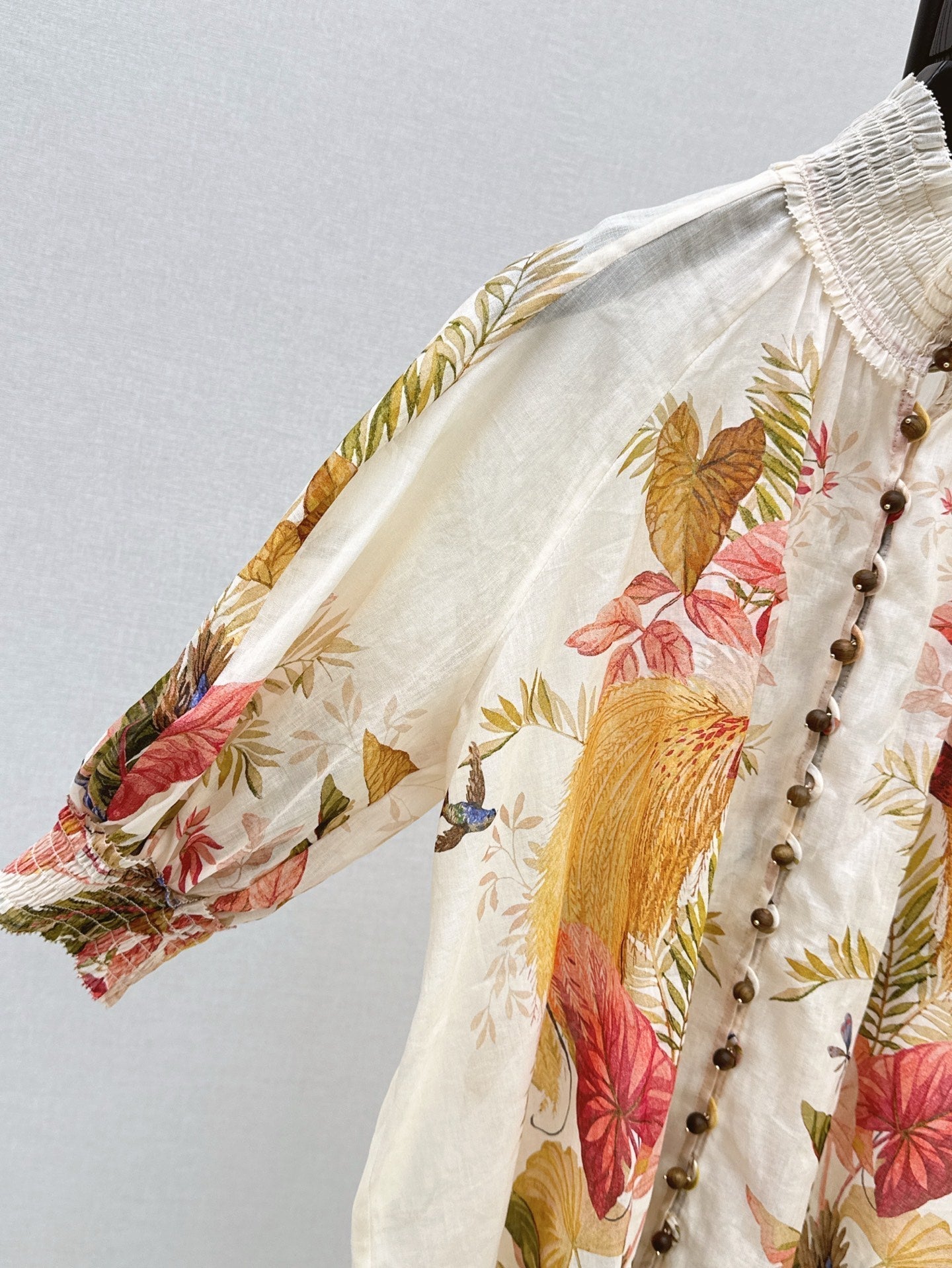 Zim* 25ss floral printed shirt