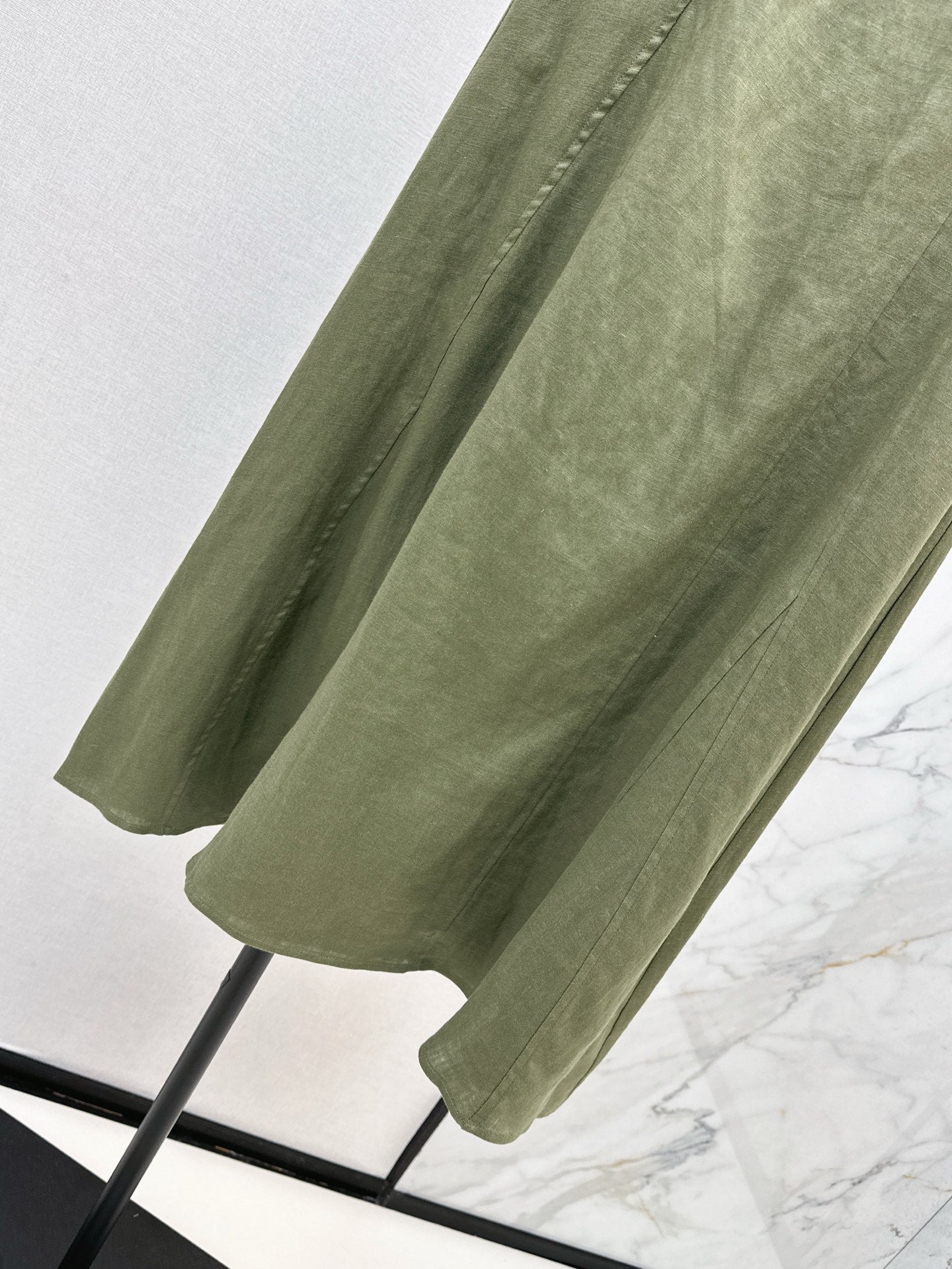Lor*P 25ss linen belted skirt