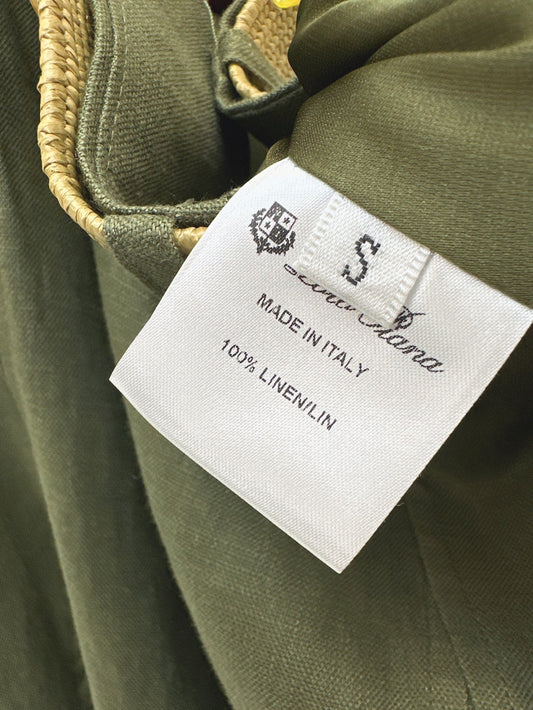 Lor*P 25ss linen belted skirt