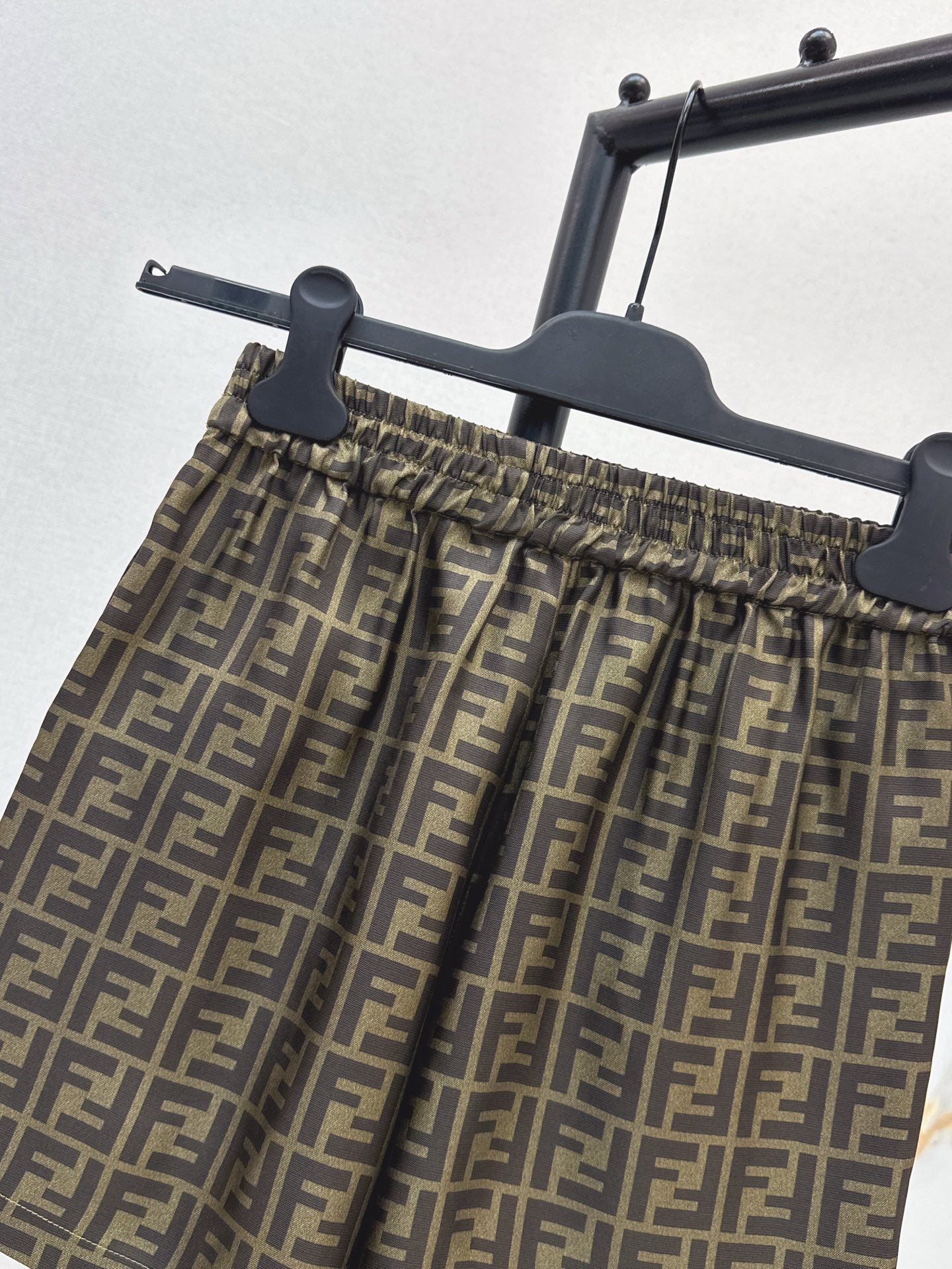 Fd* 25ss FF printed silk shorts