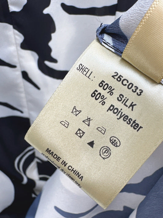 MaxM* long printed silk-blend dress