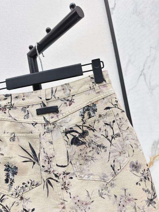 D*r 25ss denim miniskirt