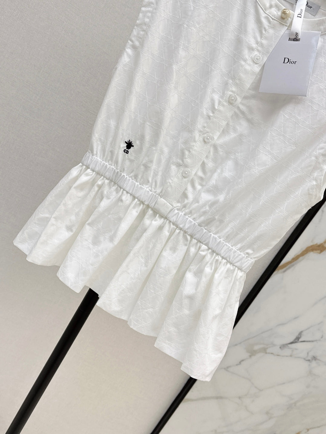 D*r 25ss Ruffled sleeveless shirt