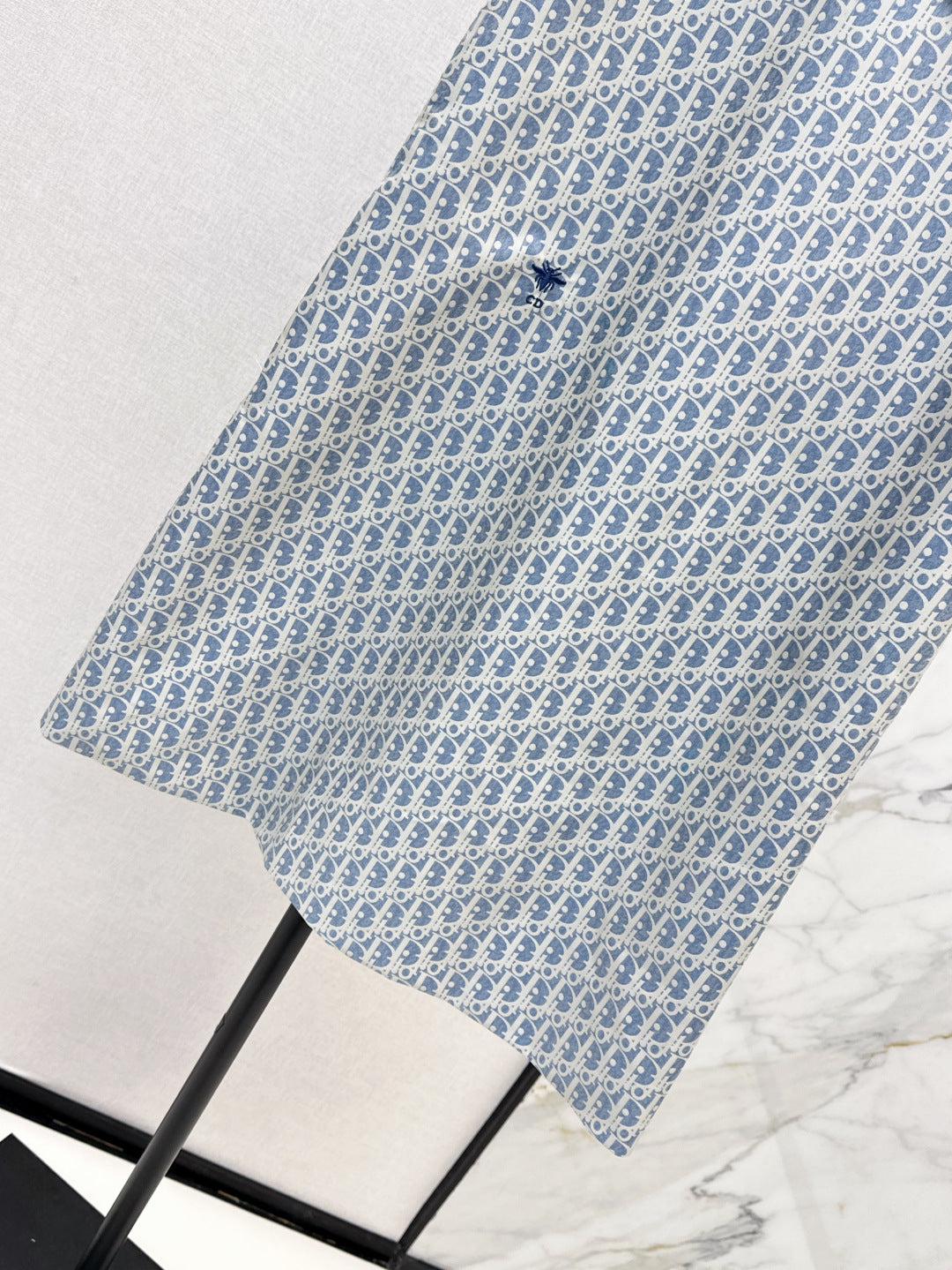 D*r 25ss oblique jacquard sleeveless dress