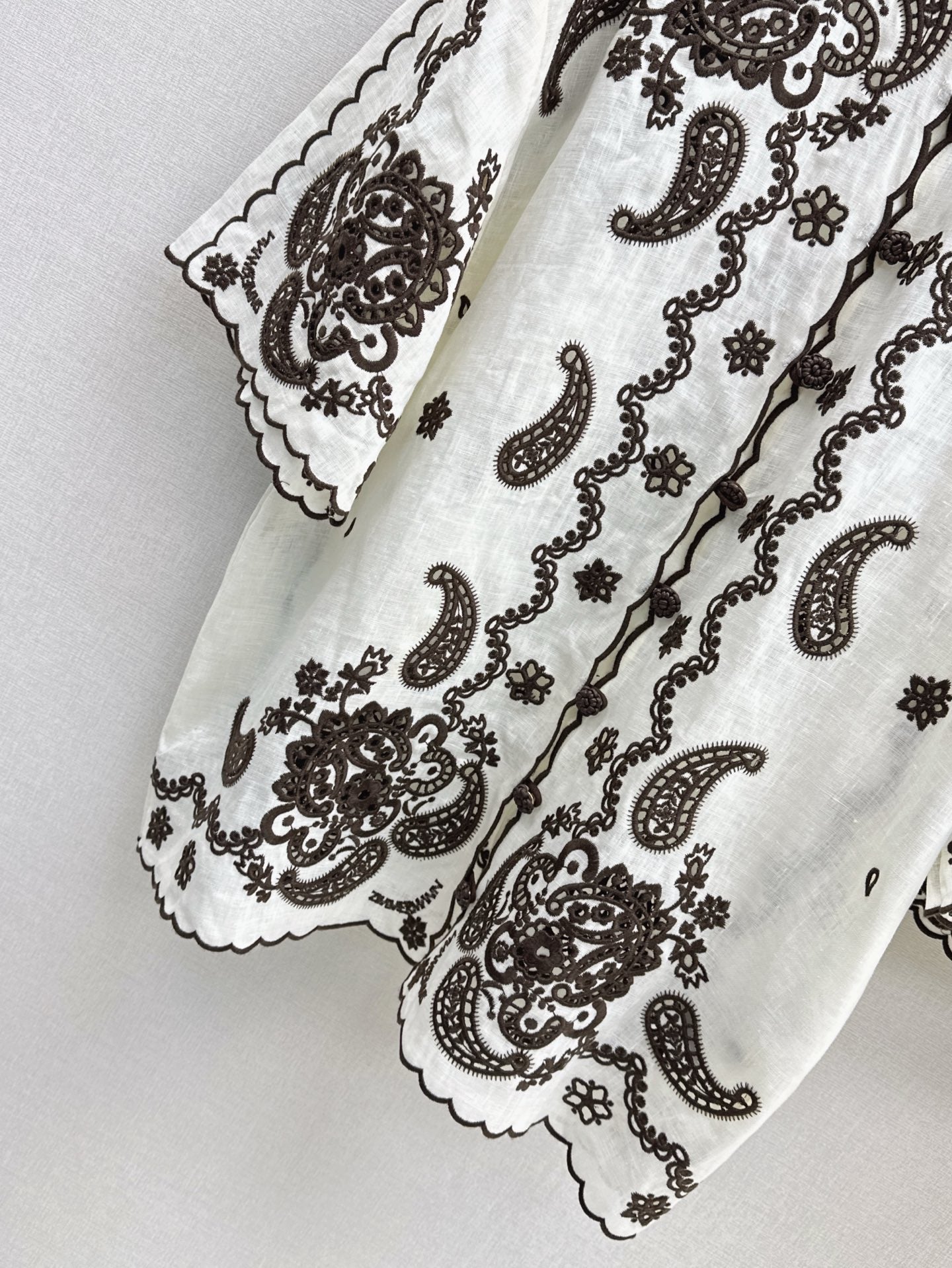 Zim* 25ss floral embroidered shirt and shorts set