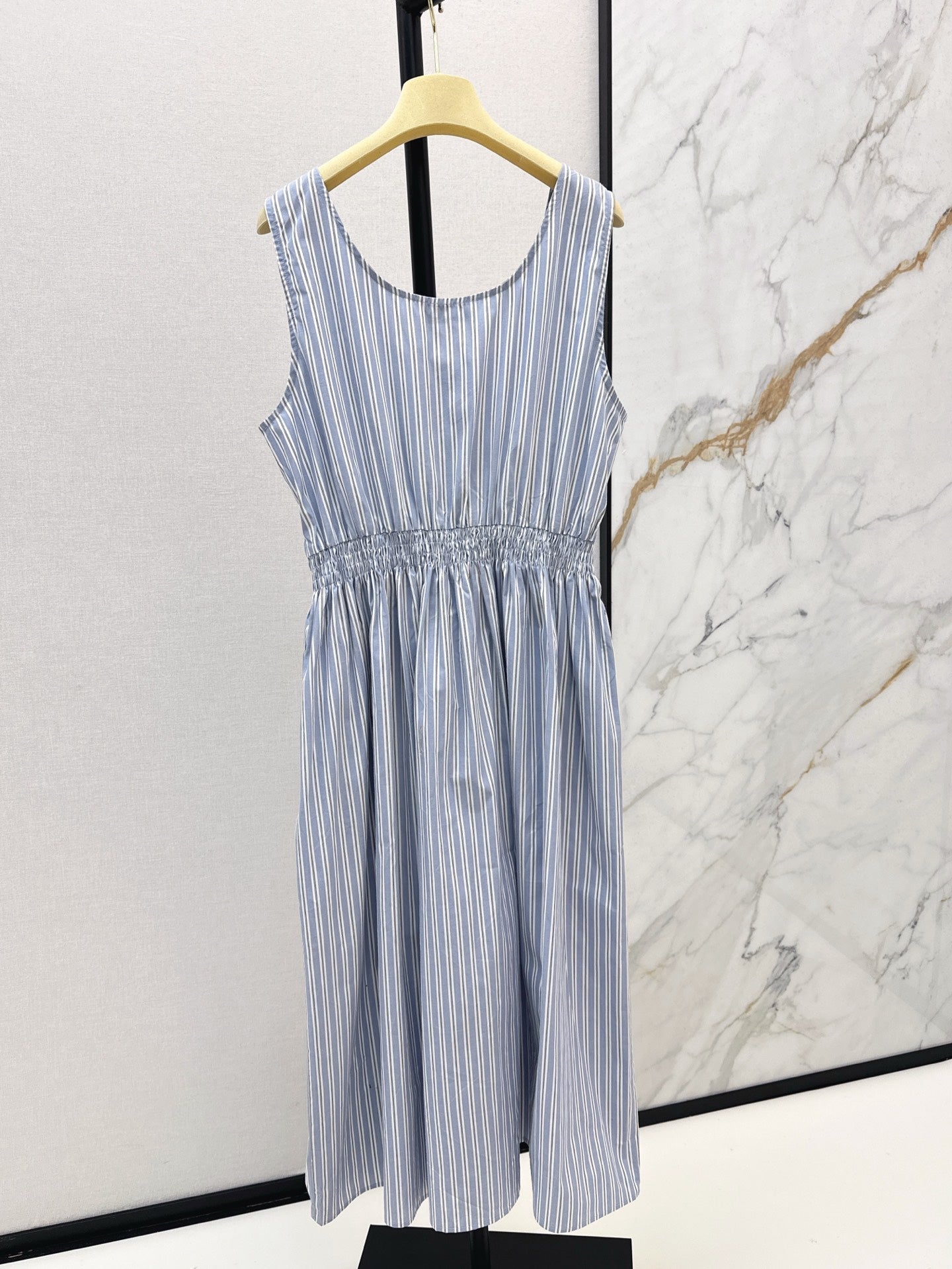 M*u 25ss striped cotton dress