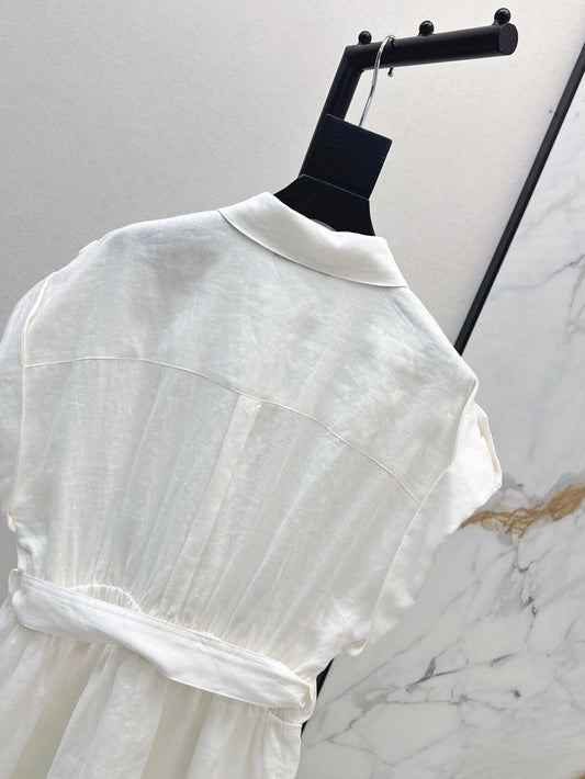 Lor*P 25ss linen cargo jumpsuit