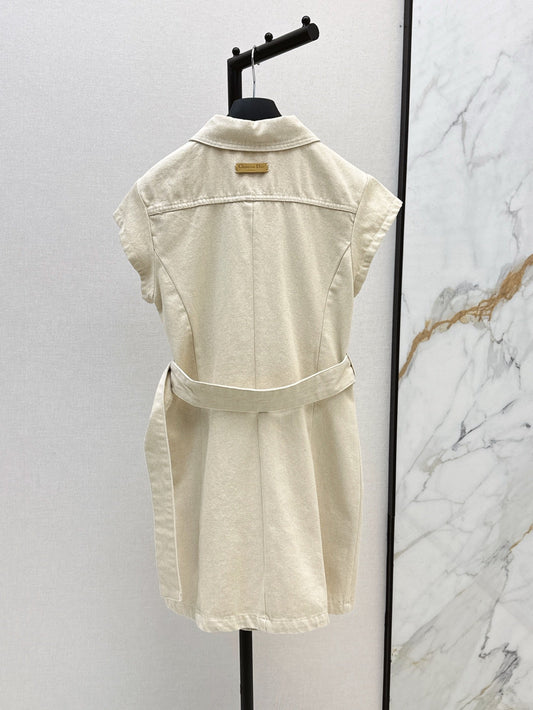 D*r 25ss Oblique interior denim dress